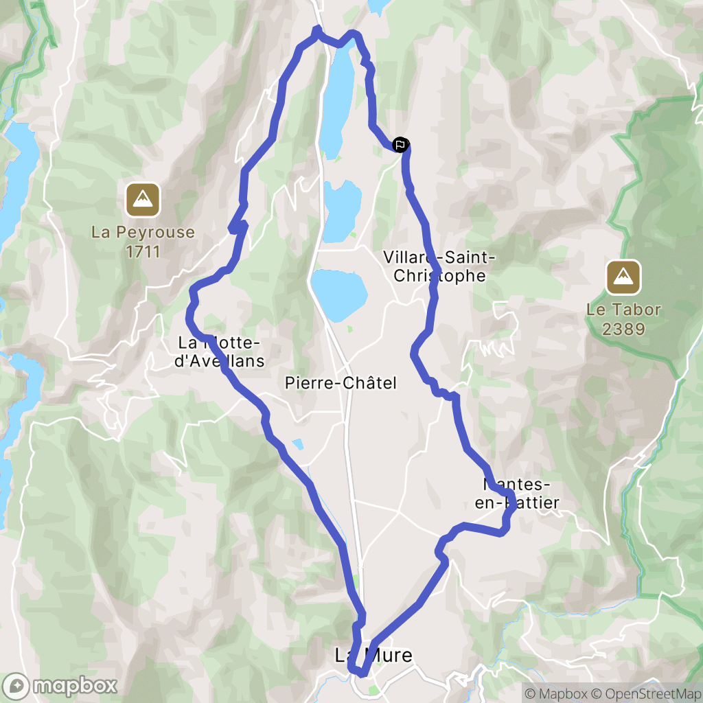 Cholonge : carte du parcours de randonnée - France