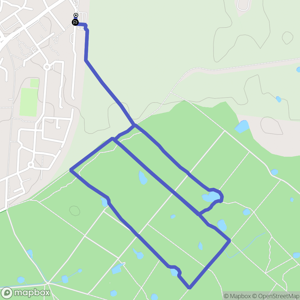 Noiseau : carte du parcours de randonnée - France