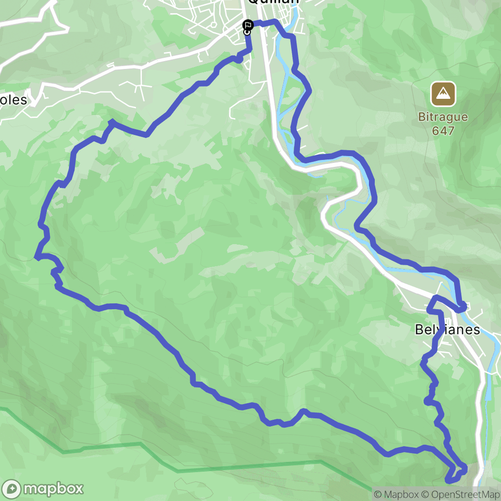 Quillan: routekaart voor buitenactiviteiten - France