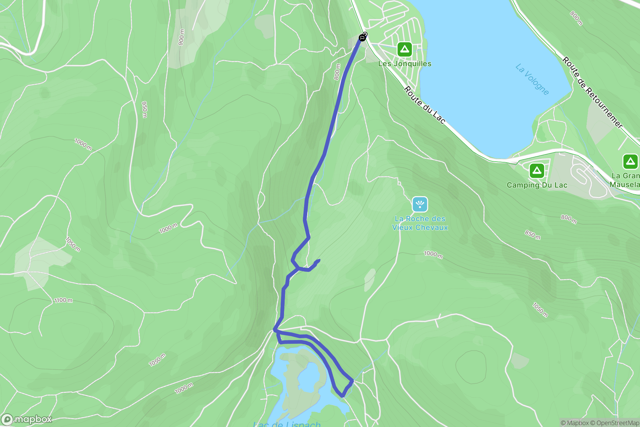 Xonrupt-Longemer: routekaart voor buitenactiviteiten - France