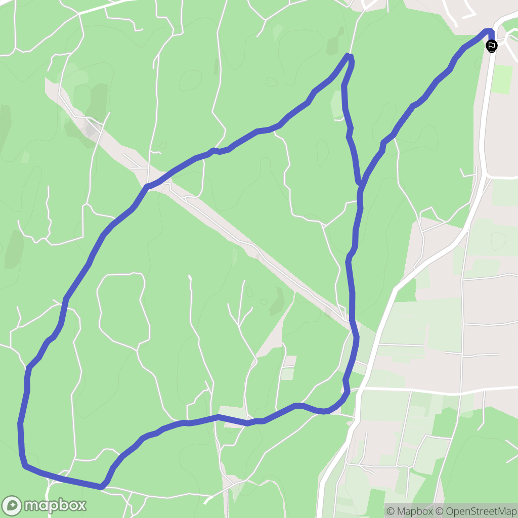 Barbentane : carte du parcours de randonnée - France