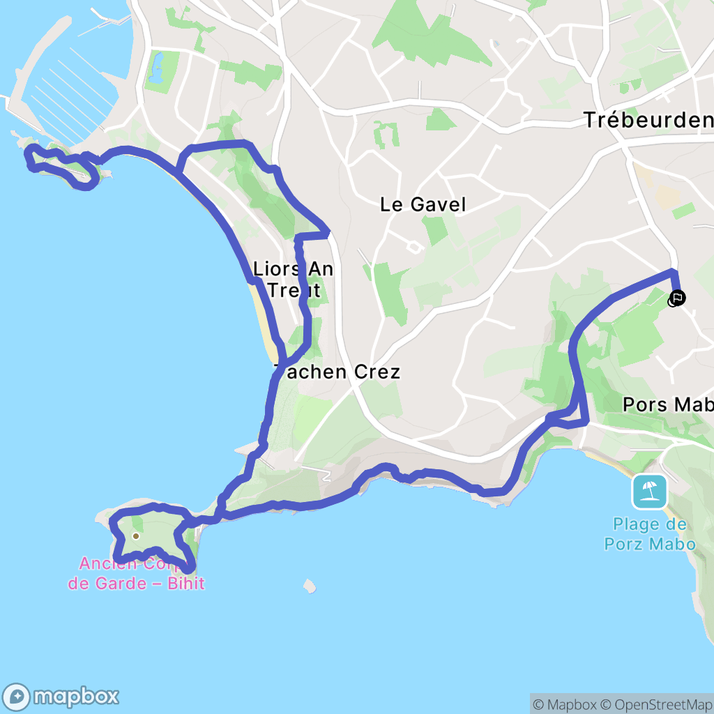 Trébeurden: routekaart voor buitenactiviteiten - France