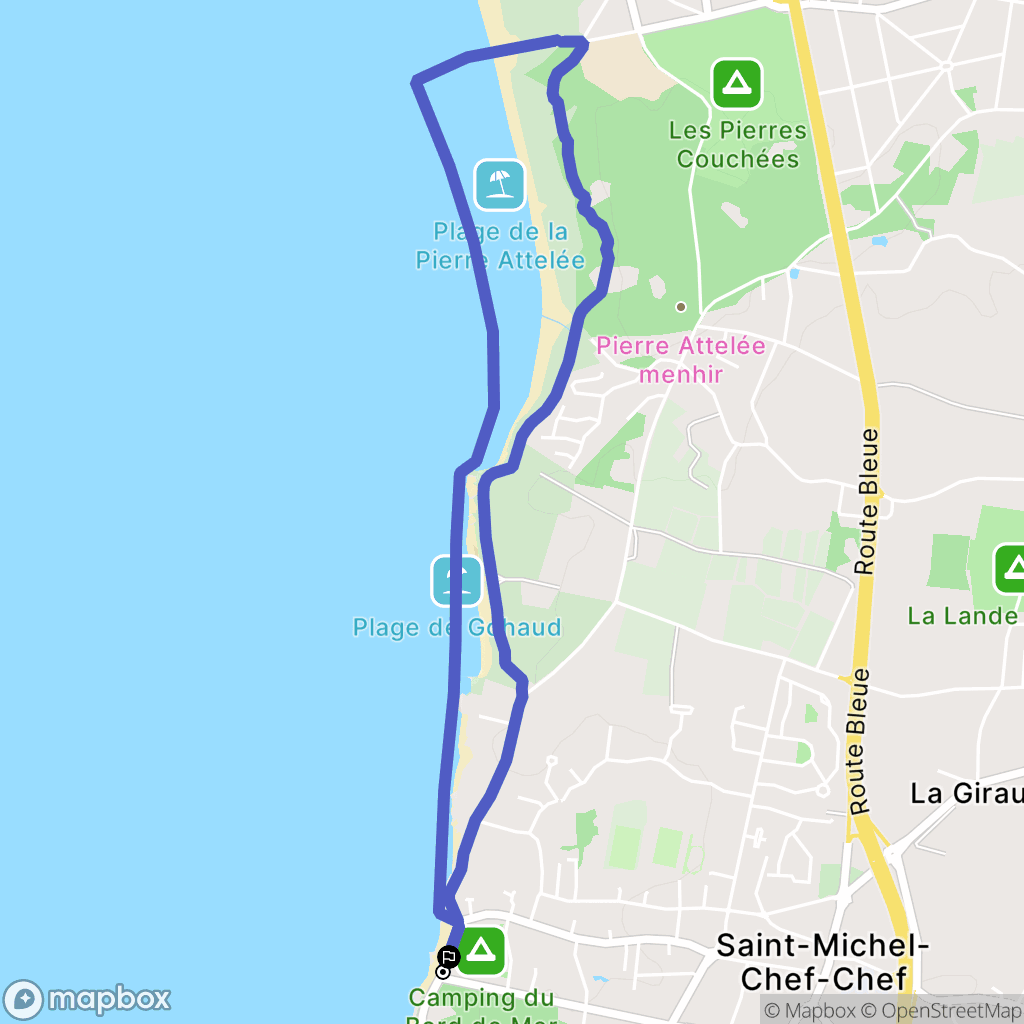 Saint-Michel-Chef-Chef: routekaart voor buitenactiviteiten - France