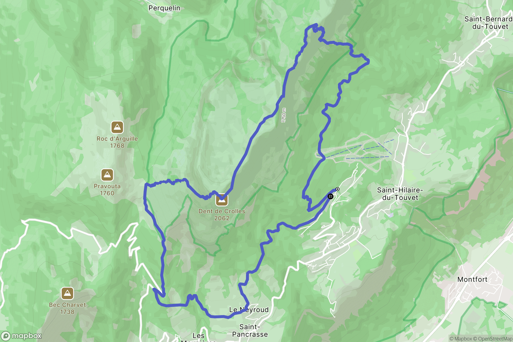 Plateau-des-Petites-Roches: routekaart voor buitenactiviteiten - France
