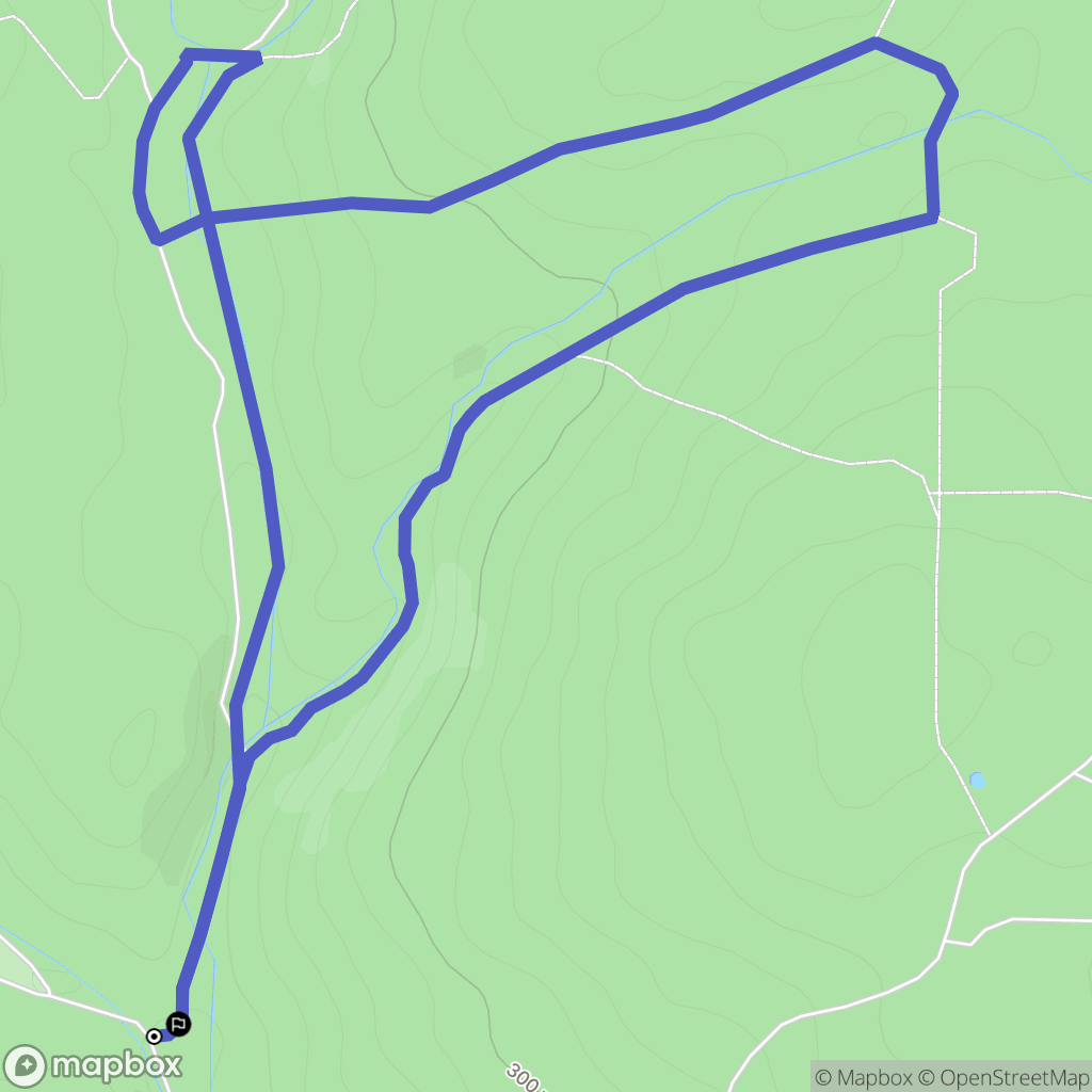 Castelnau-de-Montmiral : carte du parcours de randonnée - France