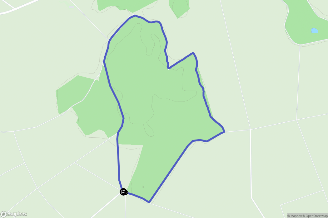 Selommes : carte du parcours de randonnée - France