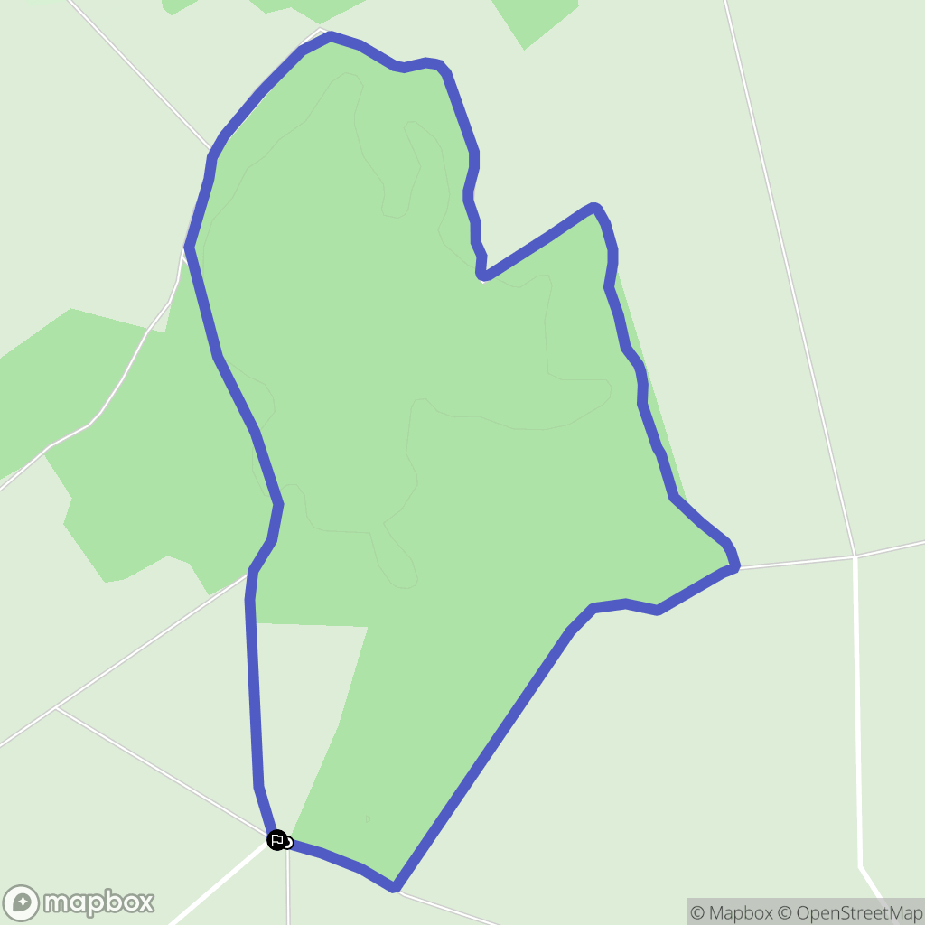 Selommes : carte du parcours de randonnée - France