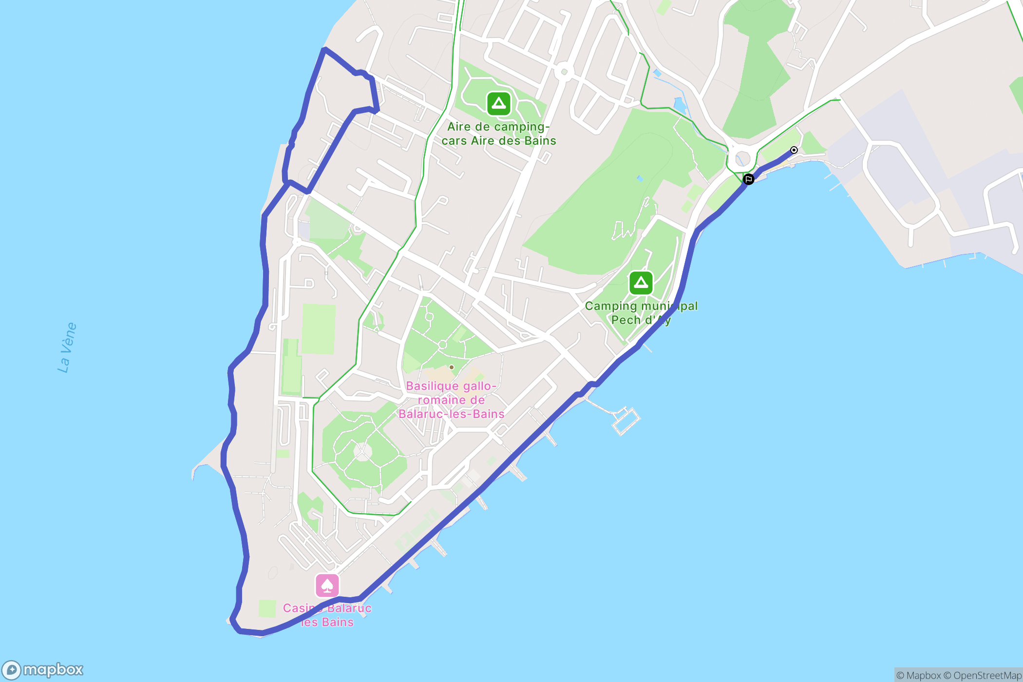 Balaruc-les-Bains: routekaart voor buitenactiviteiten - France