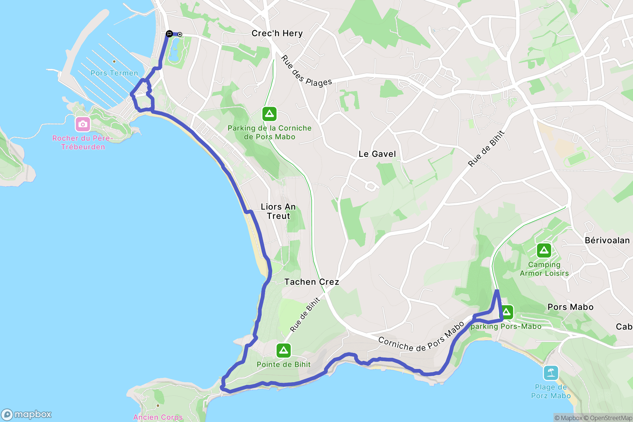 Trébeurden: routekaart voor buitenactiviteiten - France