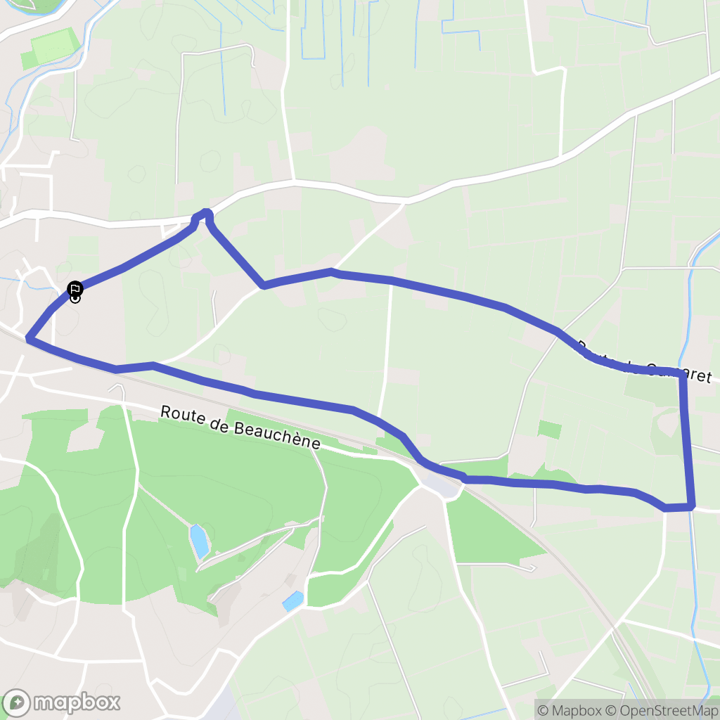 Piolenc : carte du parcours de randonnée - France