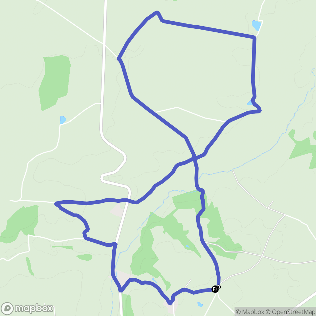 Liernolles : carte du parcours de randonnée - France