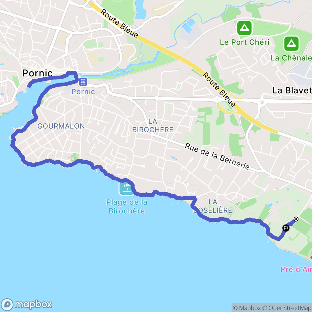 Pornic: routekaart voor buitenactiviteiten - France