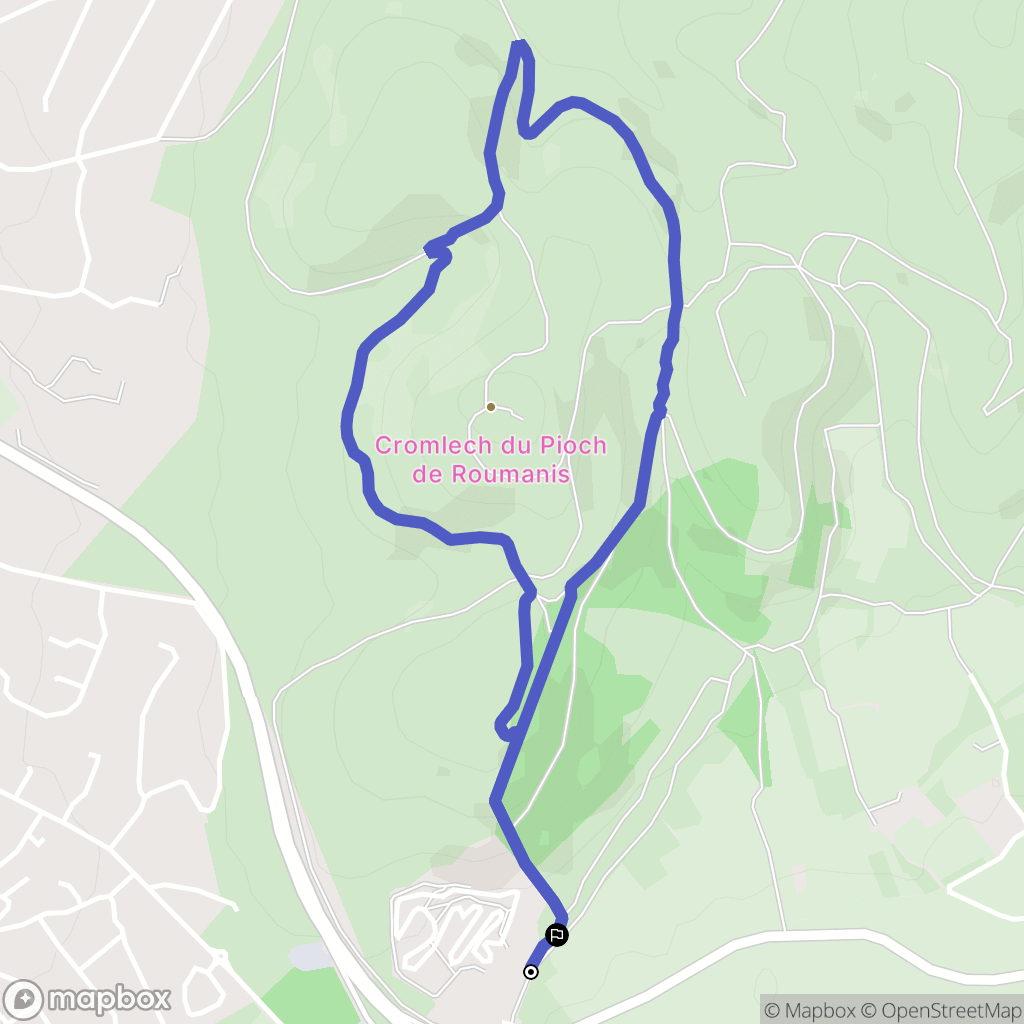 Frontignan : carte du parcours de randonnée - France