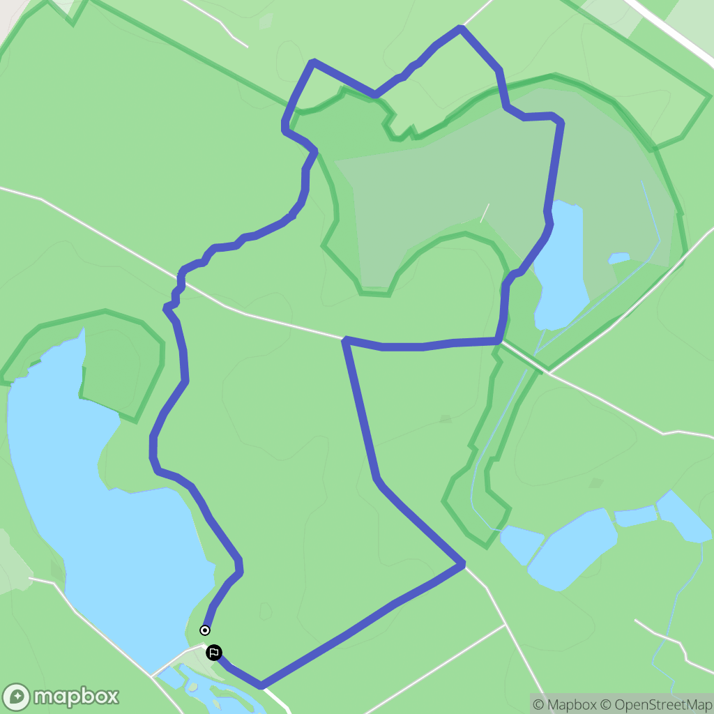 Saint-Germain : carte du parcours de randonnée - France