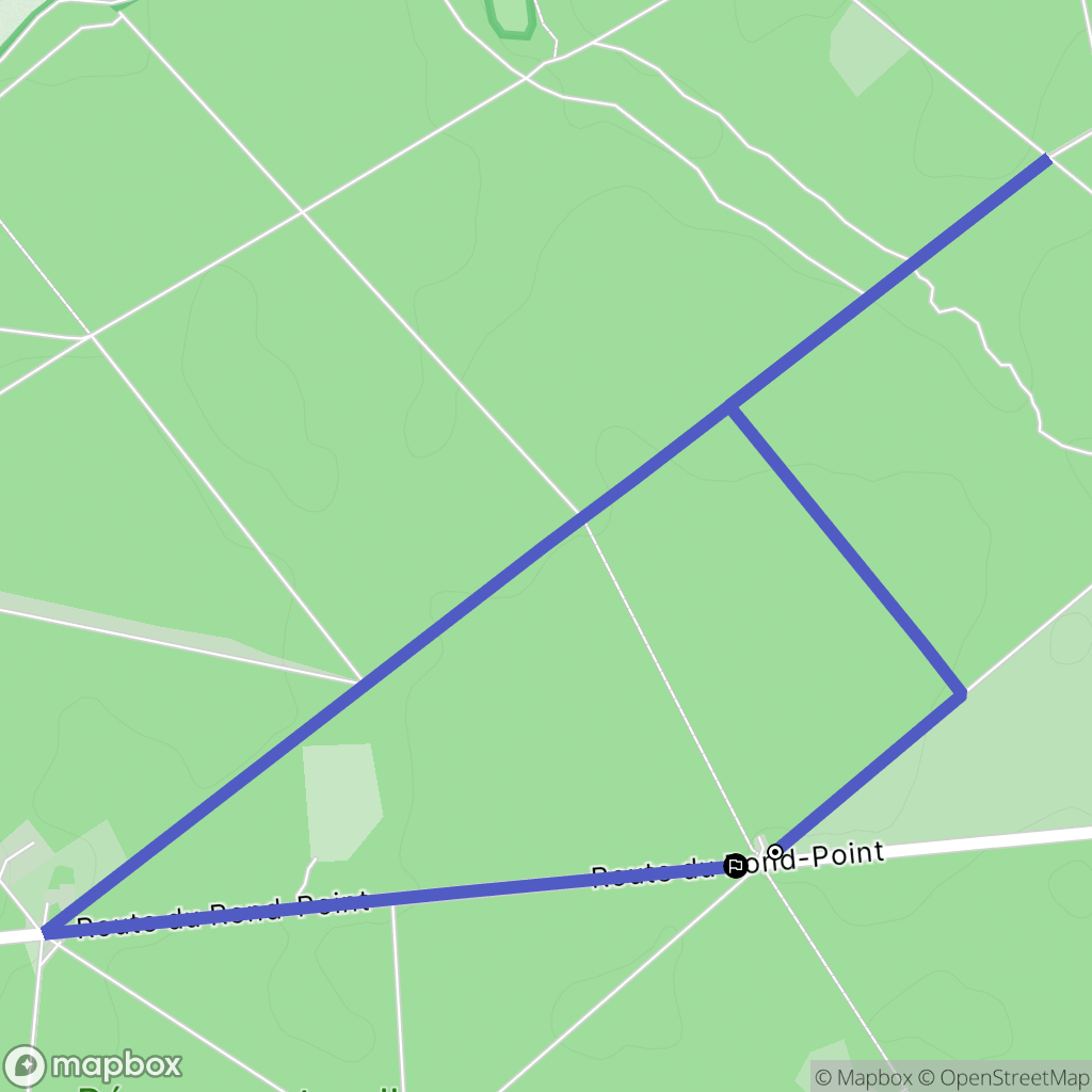 Montfiquet : carte du parcours de randonnée - France
