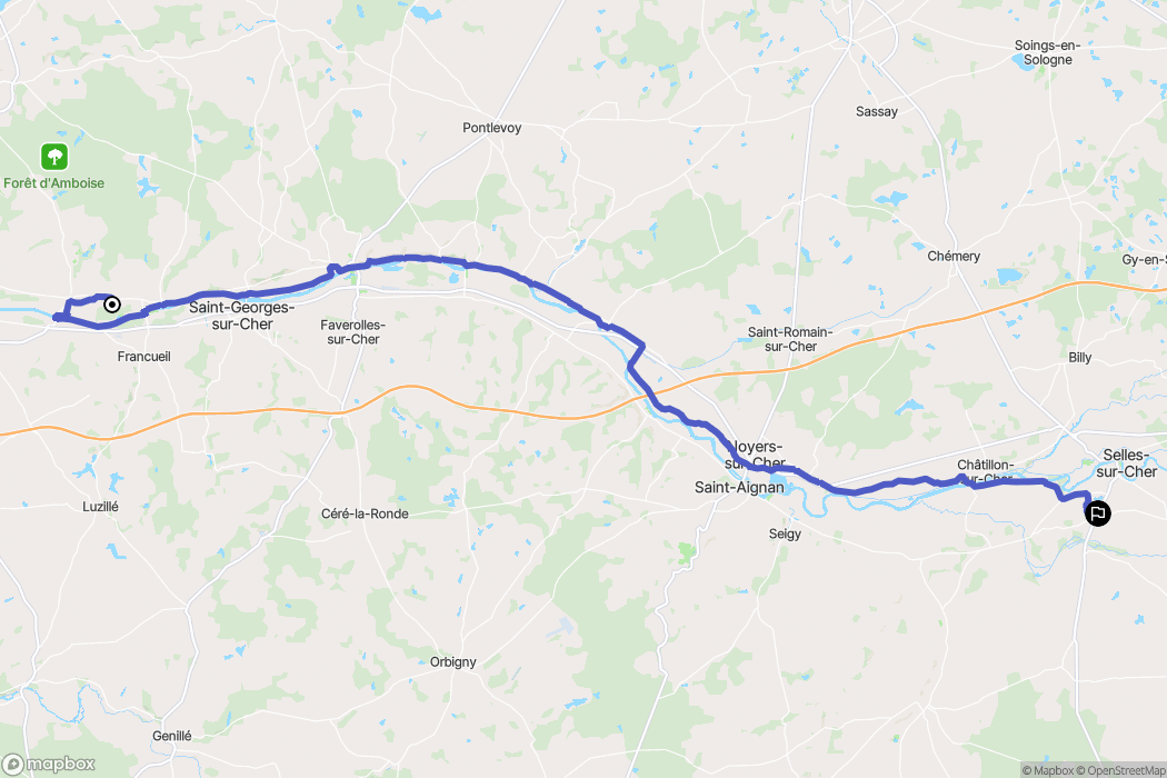 Chenonceaux: routekaart voor buitenactiviteiten - France