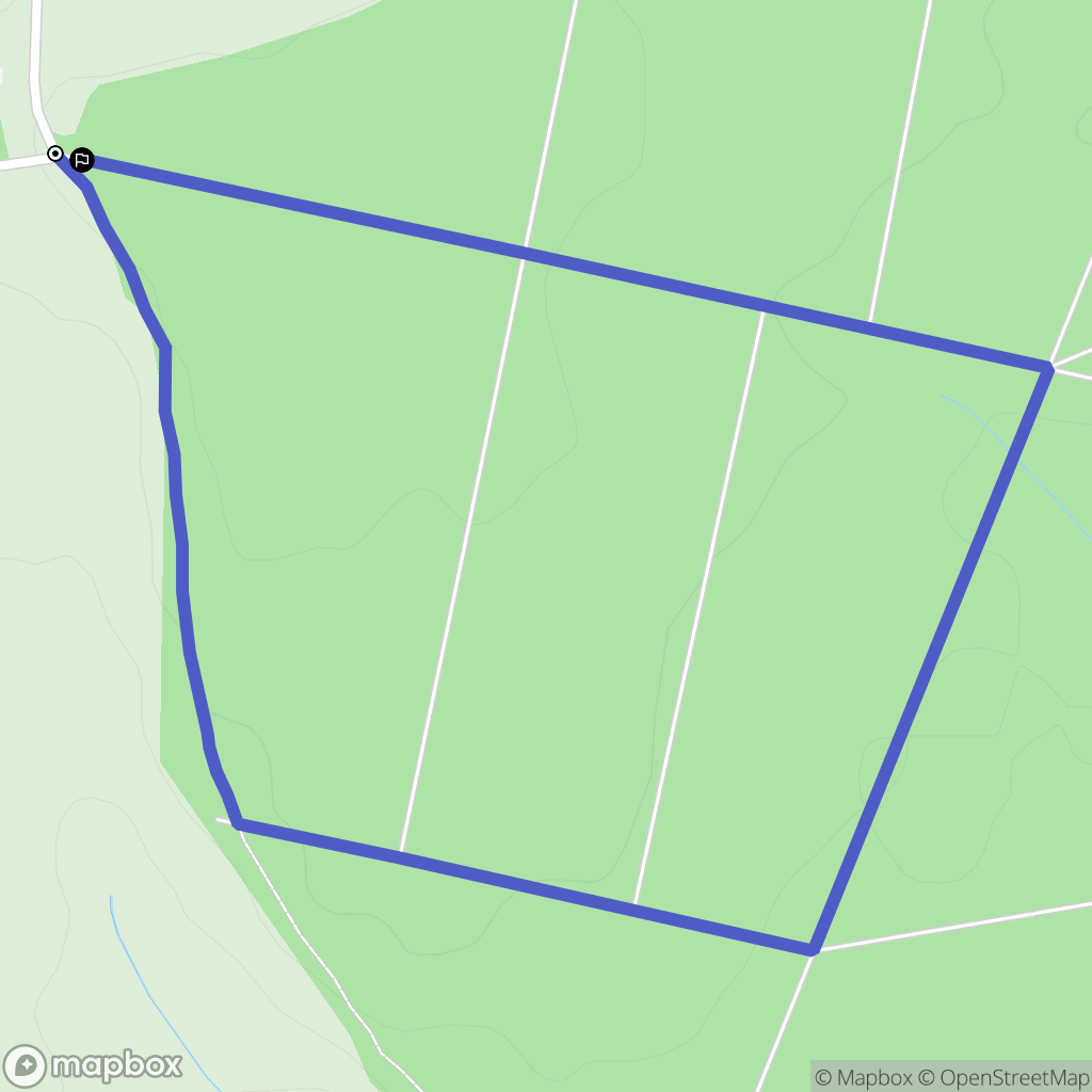 Voussac : carte du parcours de randonnée - France