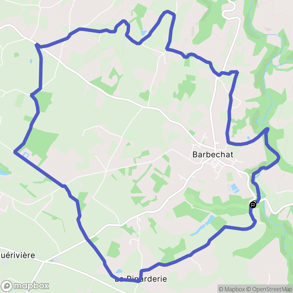 Divatte-sur-Loire : carte du parcours de randonnée - France