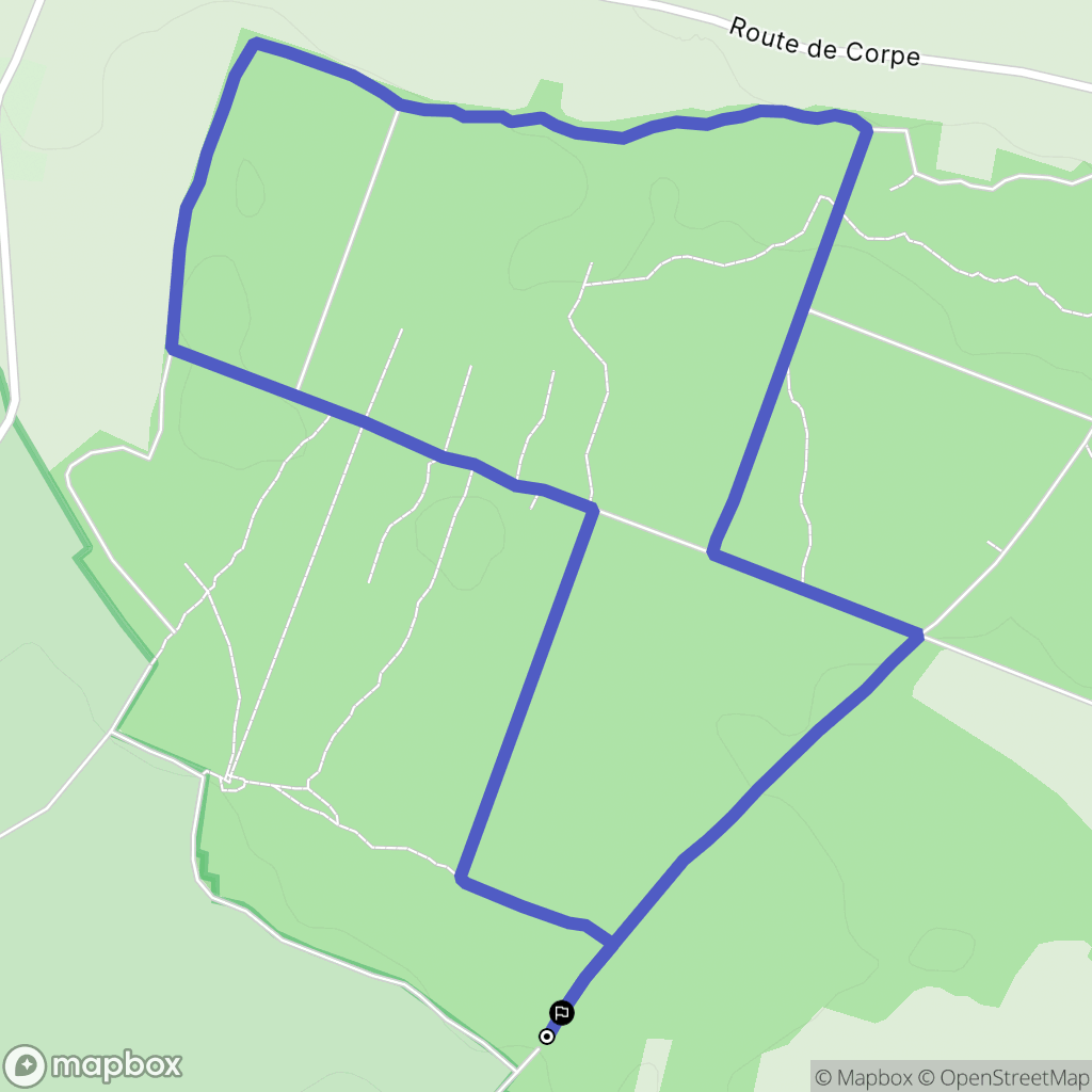 Sainte-Gemme-la-Plaine : carte du parcours de randonnée - France