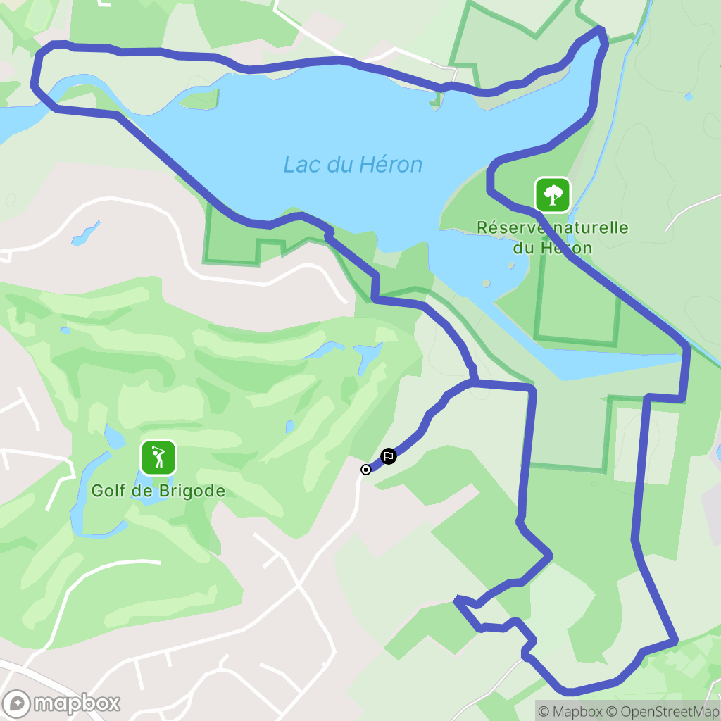 Villeneuve-d'Ascq : carte du parcours de randonnée - France