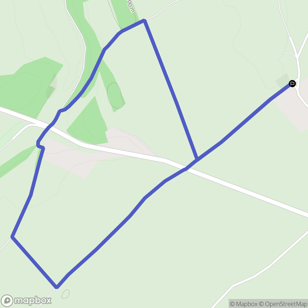 Mesnil-Saint-Georges : carte du parcours de randonnée - France