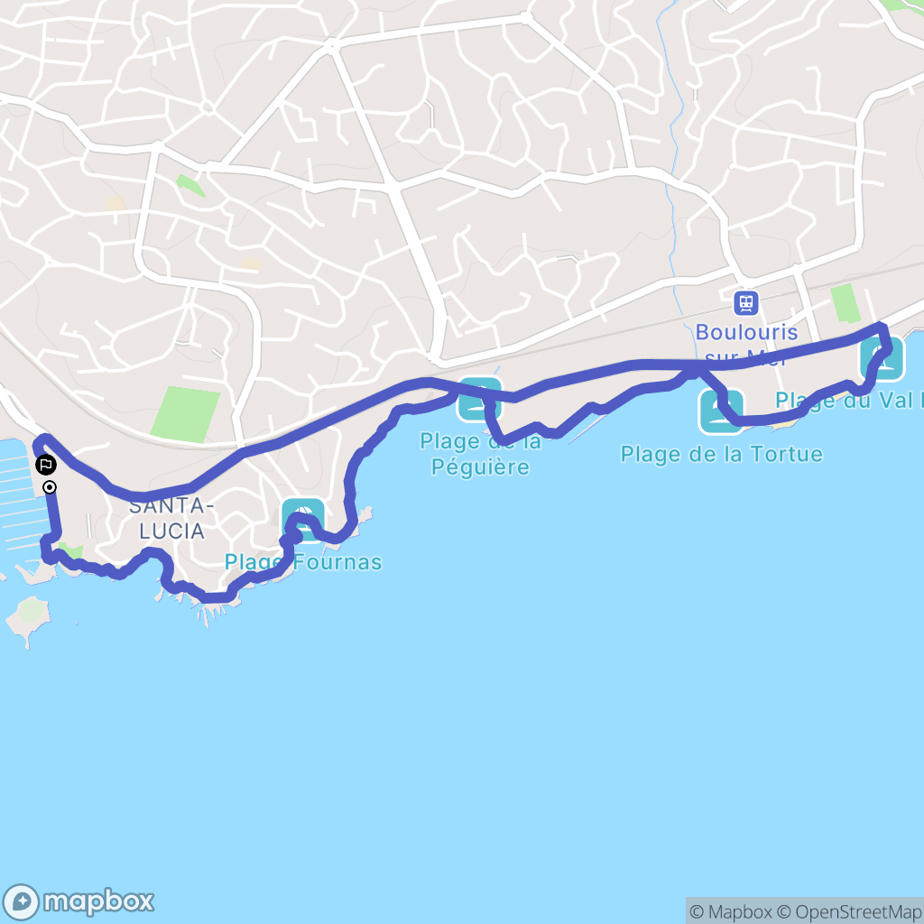 Saint-Raphaël: routekaart voor buitenactiviteiten - France