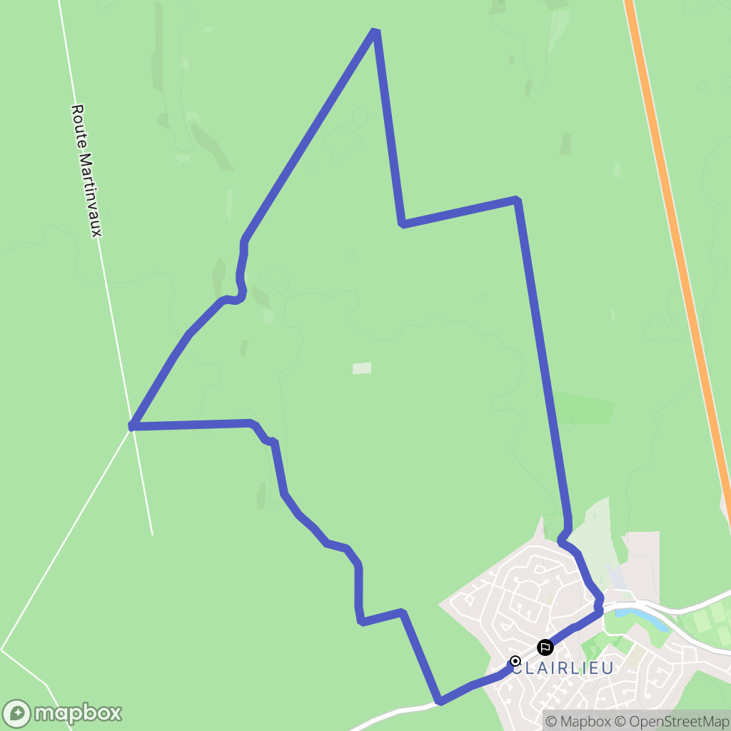 Villers-lès-Nancy : carte du parcours de randonnée - France