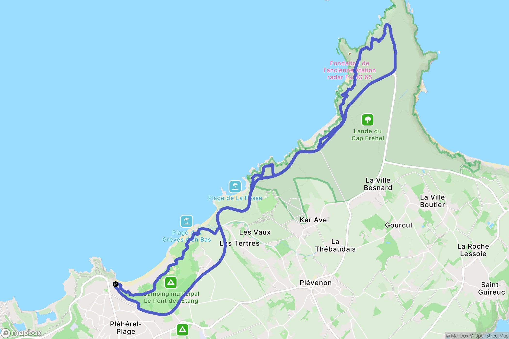Fréhel: routekaart voor buitenactiviteiten - France