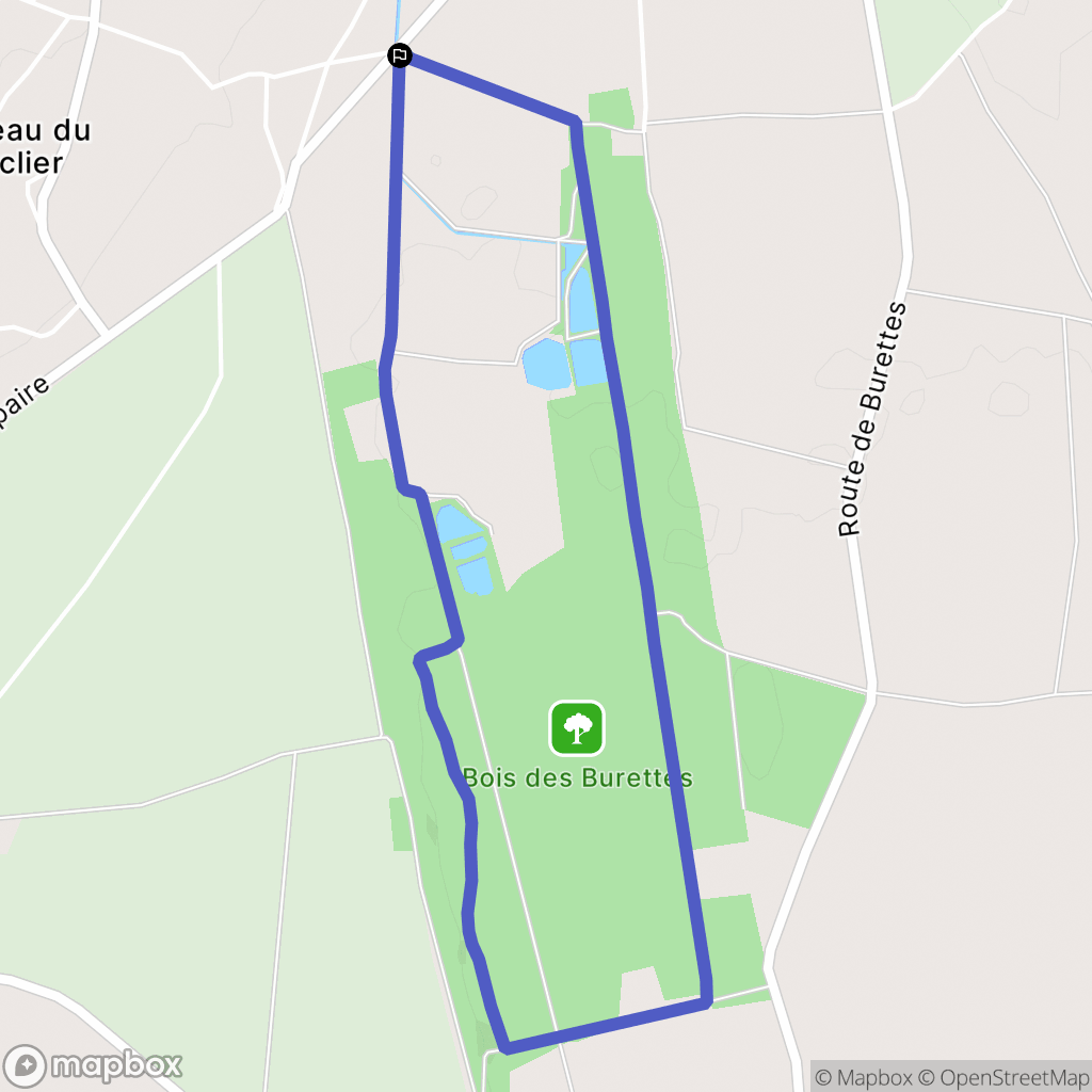 Penol : carte du parcours de randonnée - France