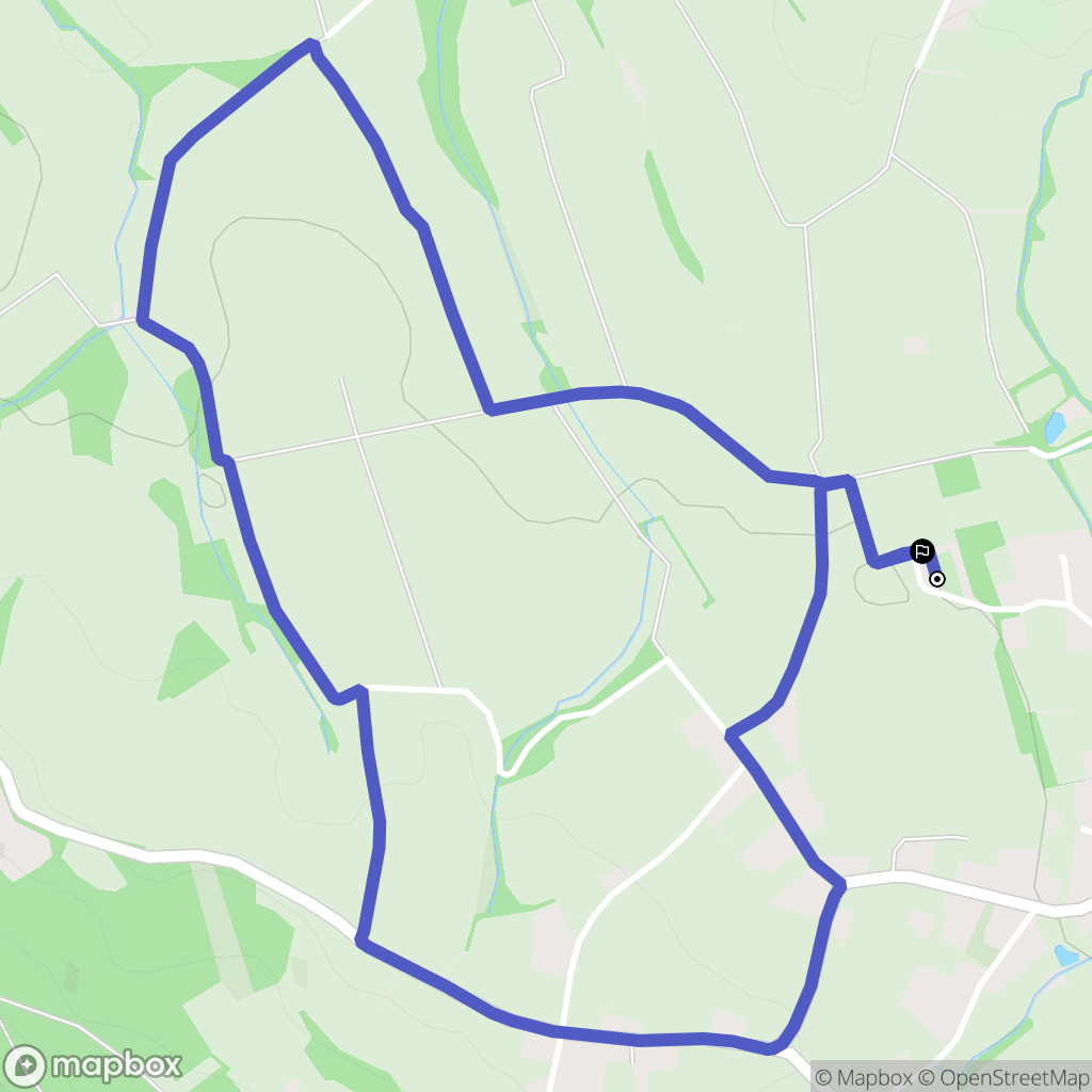 Saint-Martin : carte du parcours de randonnée - France