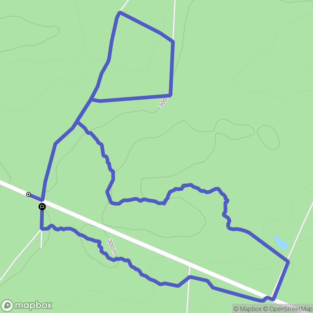 Kirschnaumen : carte du parcours de randonnée - France