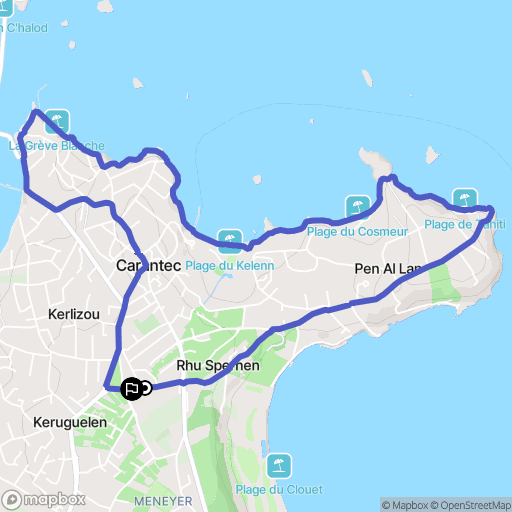 Carantec: routekaart voor buitenactiviteiten - France