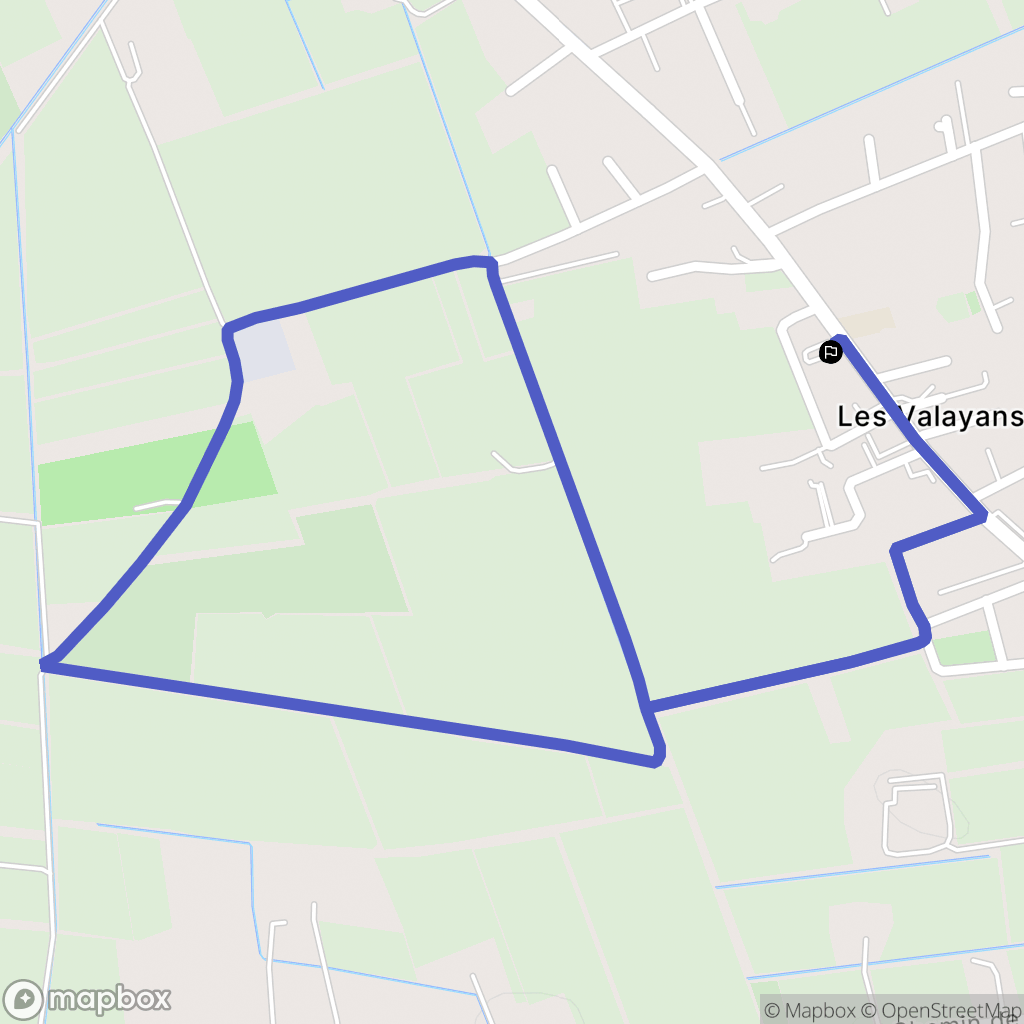 Pernes-les-Fontaines : carte du parcours de randonnée - France