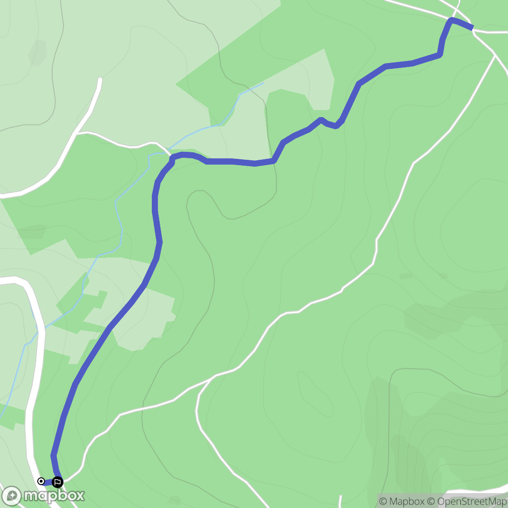 Églisolles : carte du parcours de randonnée - France