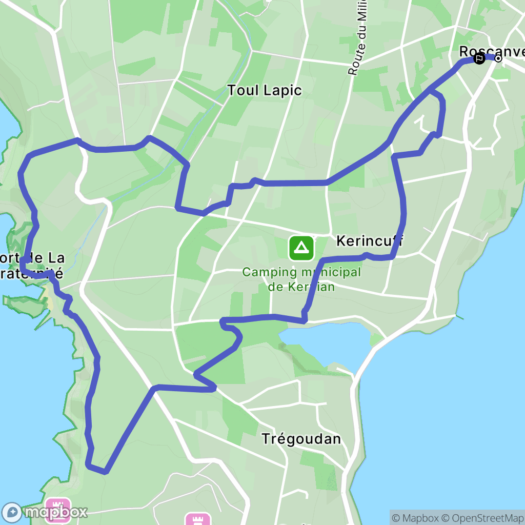 Roscanvel: routekaart voor buitenactiviteiten - France
