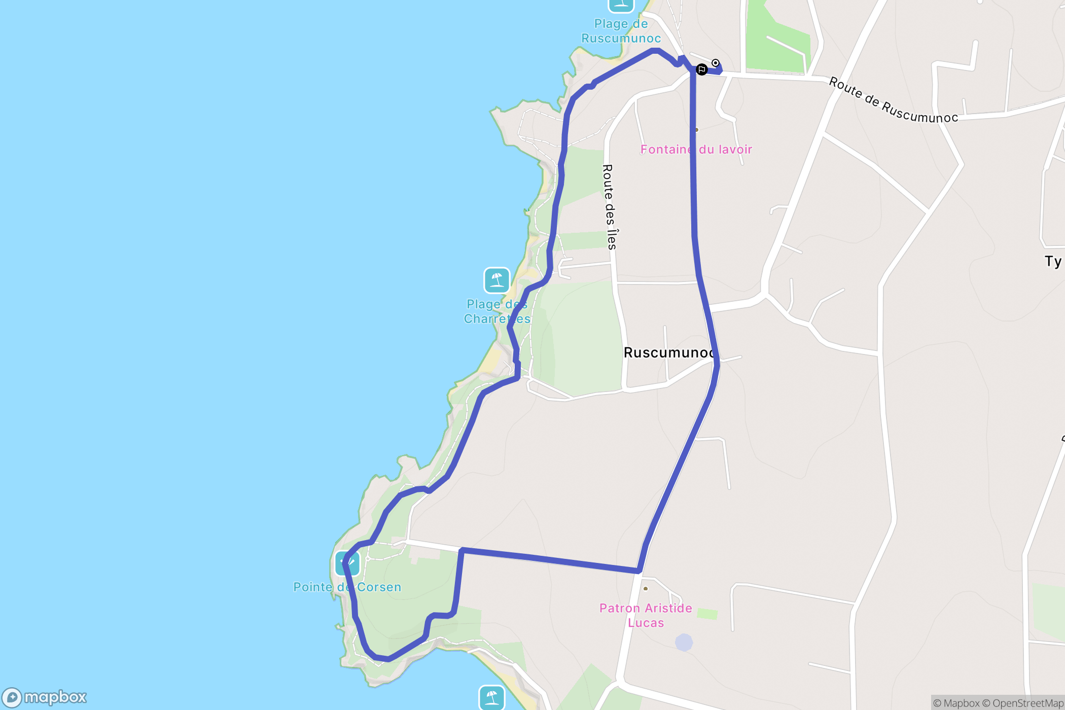 Plouarzel: routekaart voor buitenactiviteiten - France