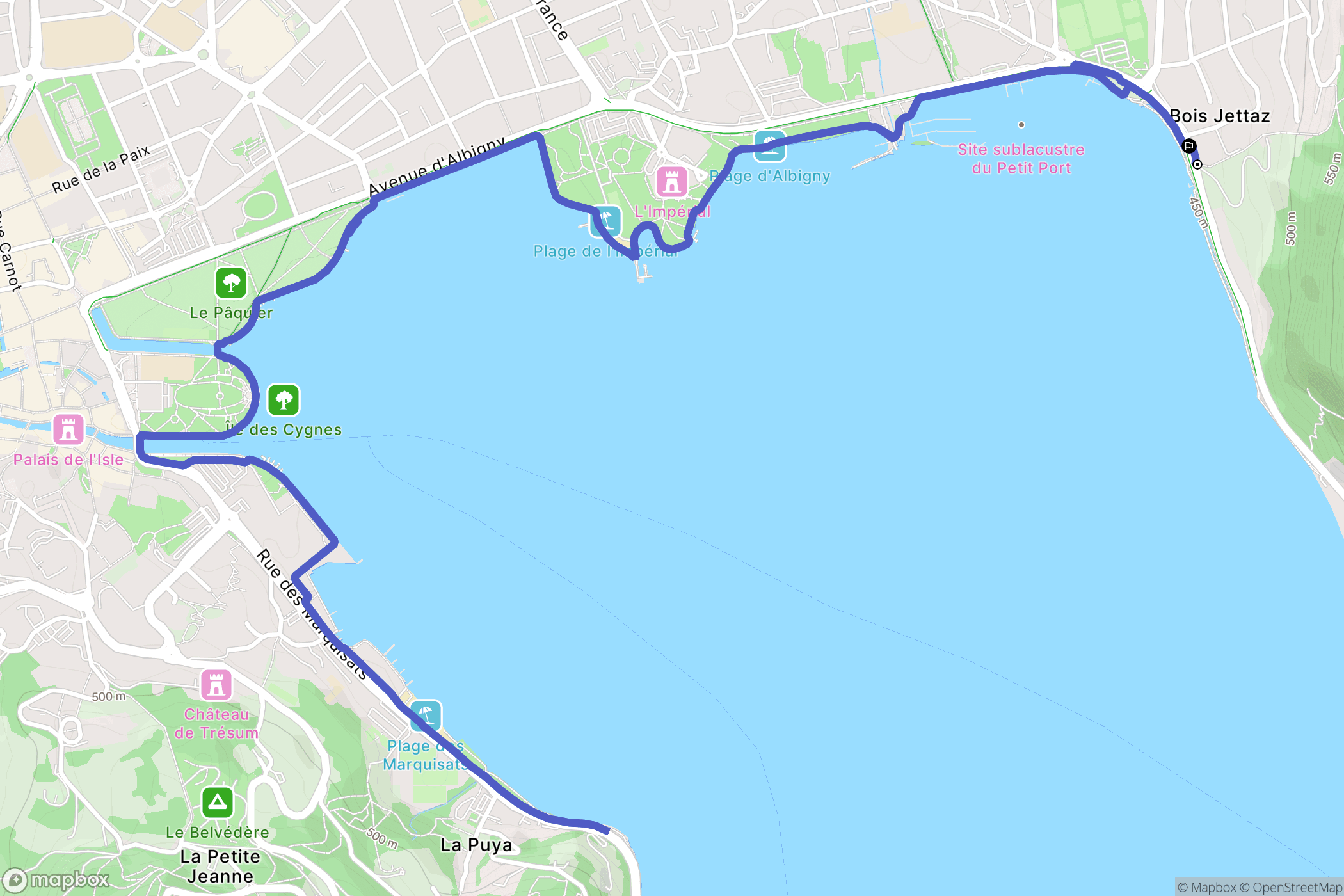 Annecy: routekaart voor buitenactiviteiten - France