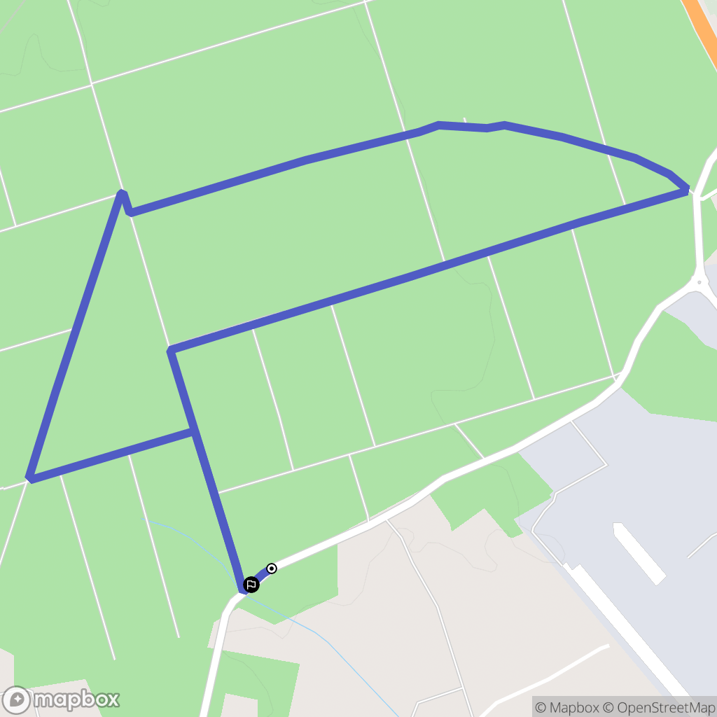 Montbartier : carte du parcours de randonnée - France