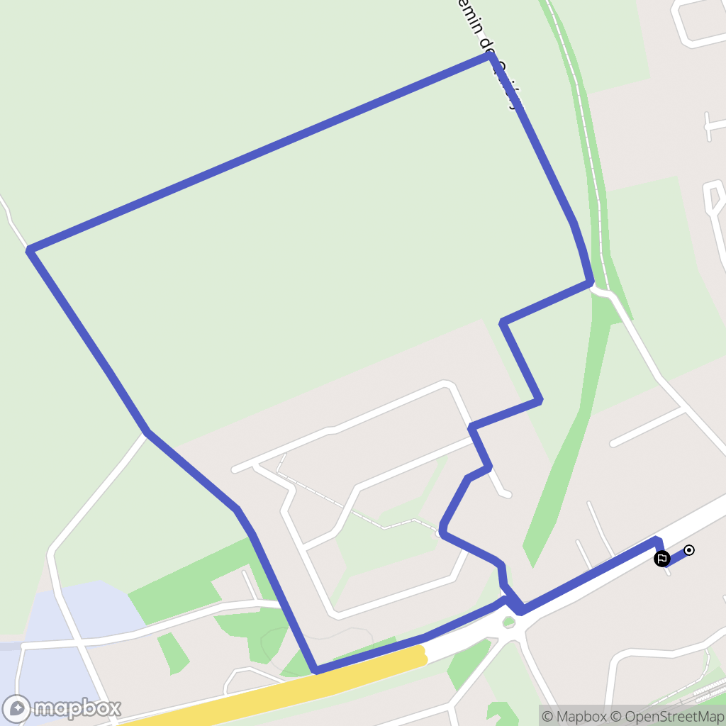 Brebières : carte du parcours de randonnée - France
