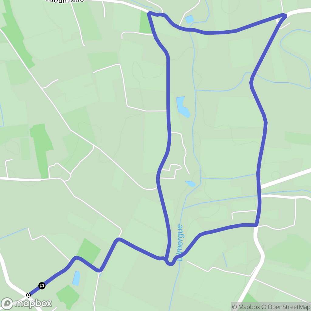 Gordes : carte du parcours de randonnée - France