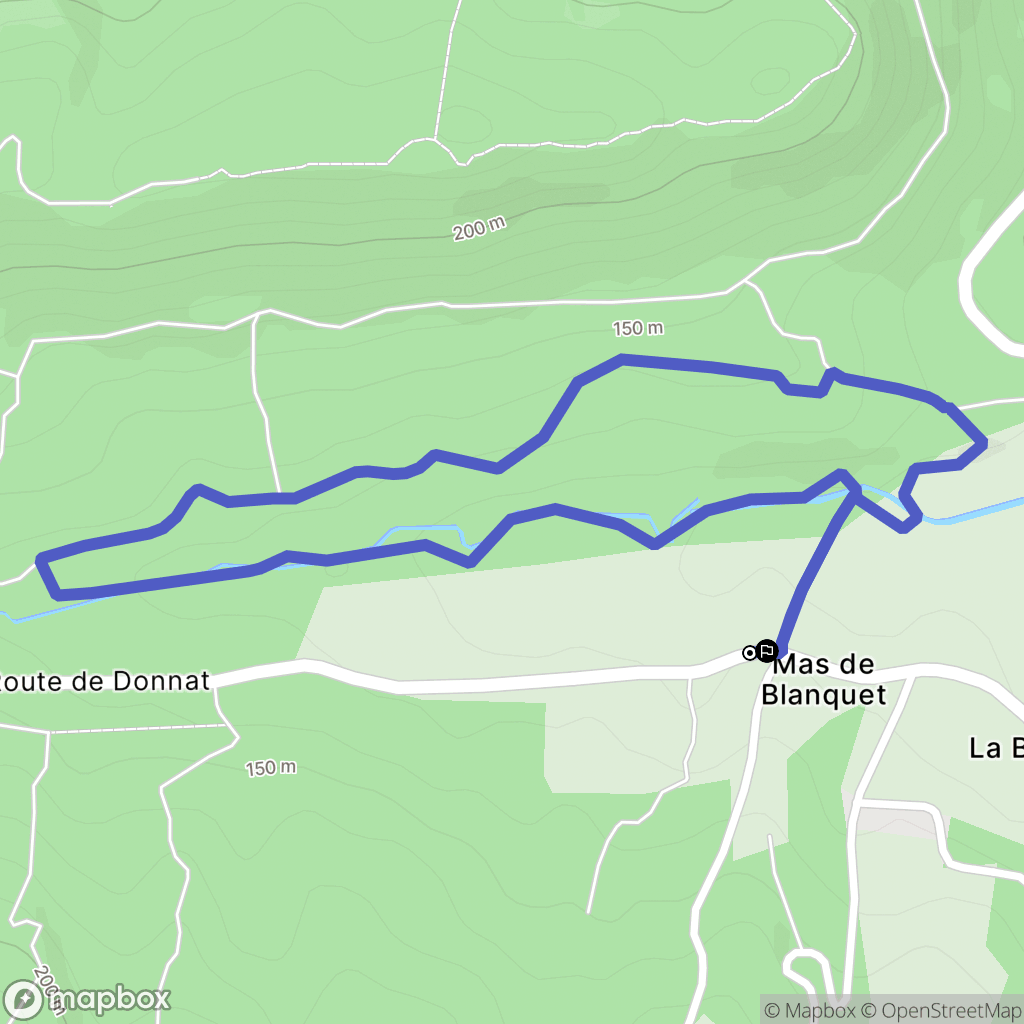 Saint-André-d'Olérargues: routekaart voor buitenactiviteiten - France