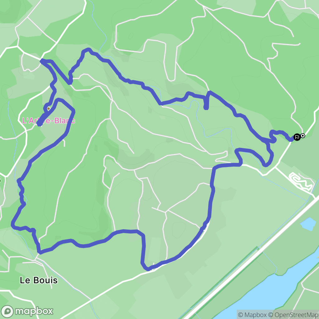 Gruissan : carte du parcours de randonnée - France