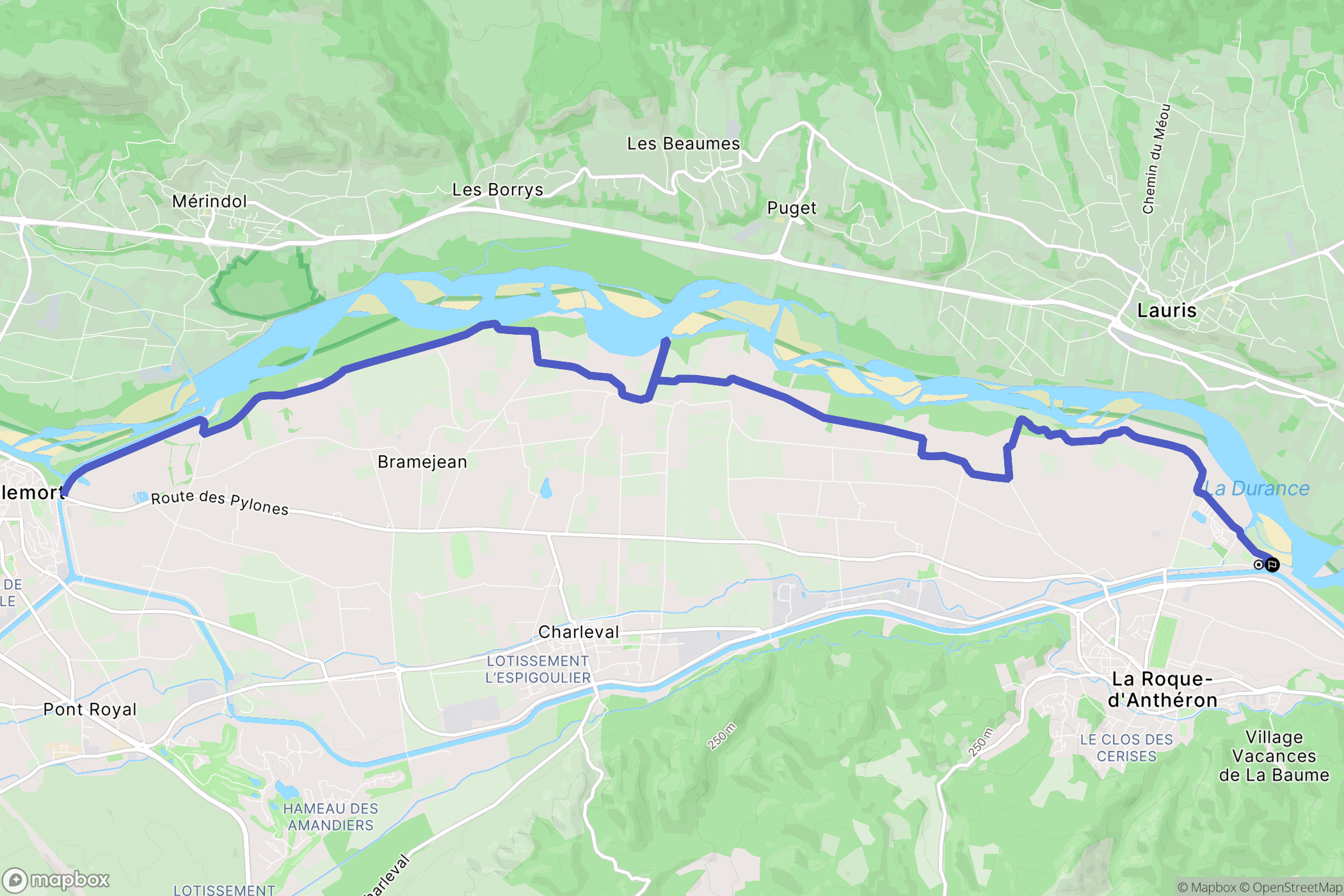 La Roque-d'Anthéron: routekaart voor buitenactiviteiten - France