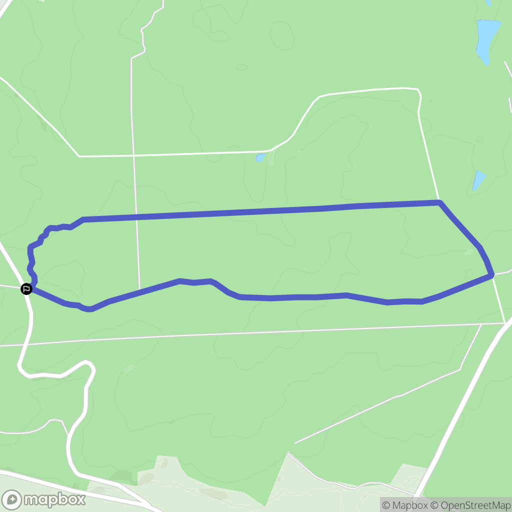 Vergigny : carte du parcours de randonnée - France