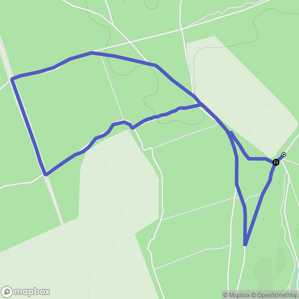Bouxières-aux-Chênes : carte du parcours de randonnée - France