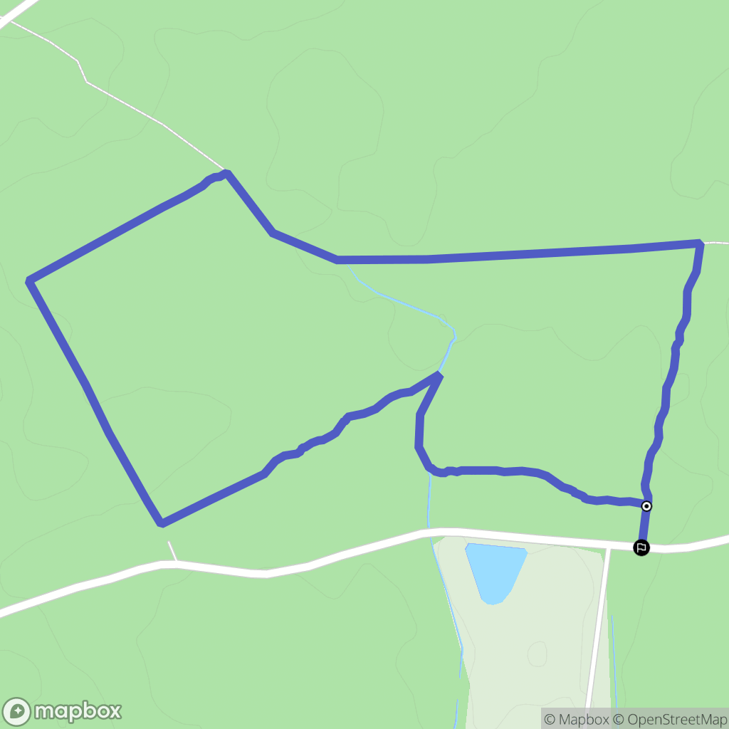Chassy : carte du parcours de randonnée - France