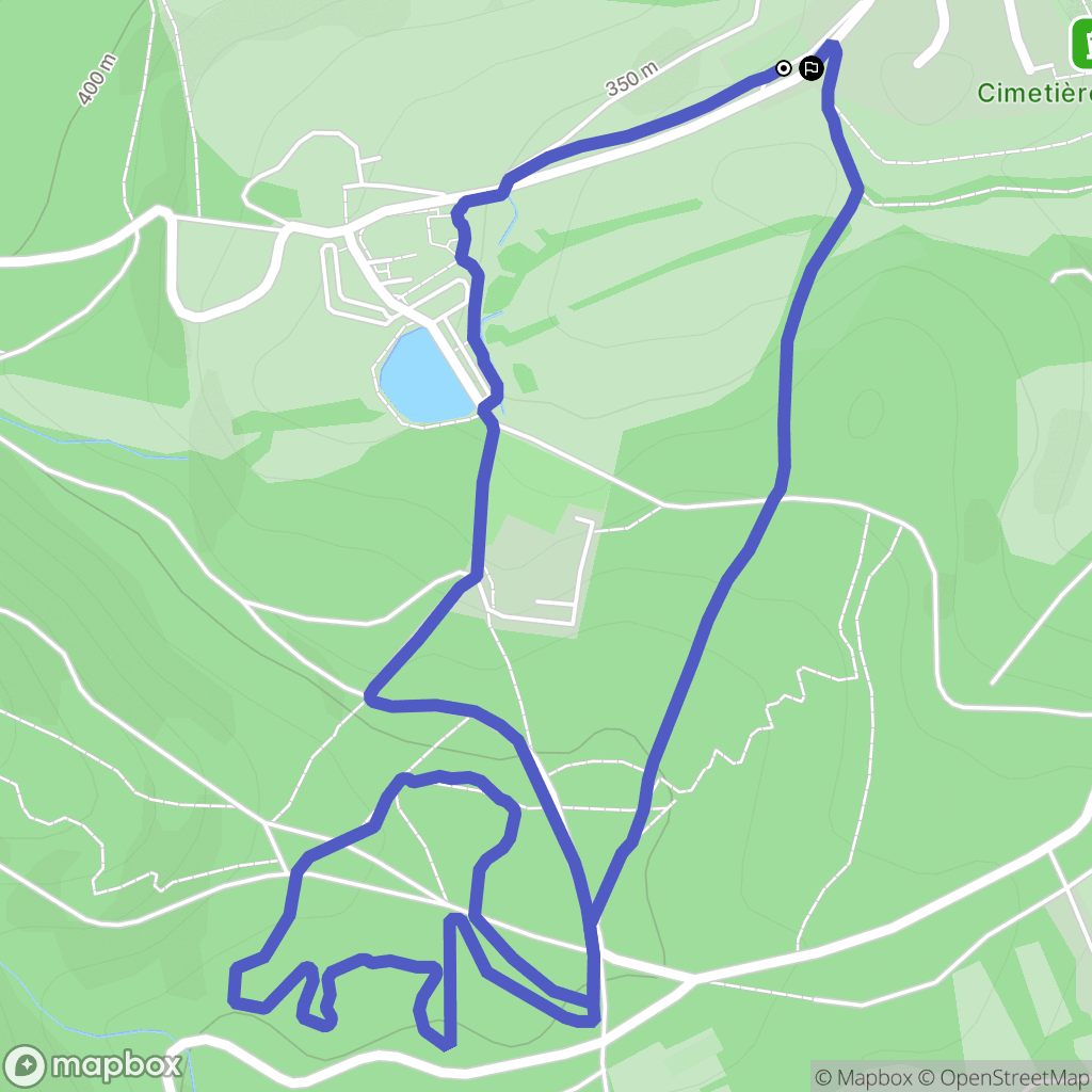 Jungholtz : carte du parcours de randonnée - France