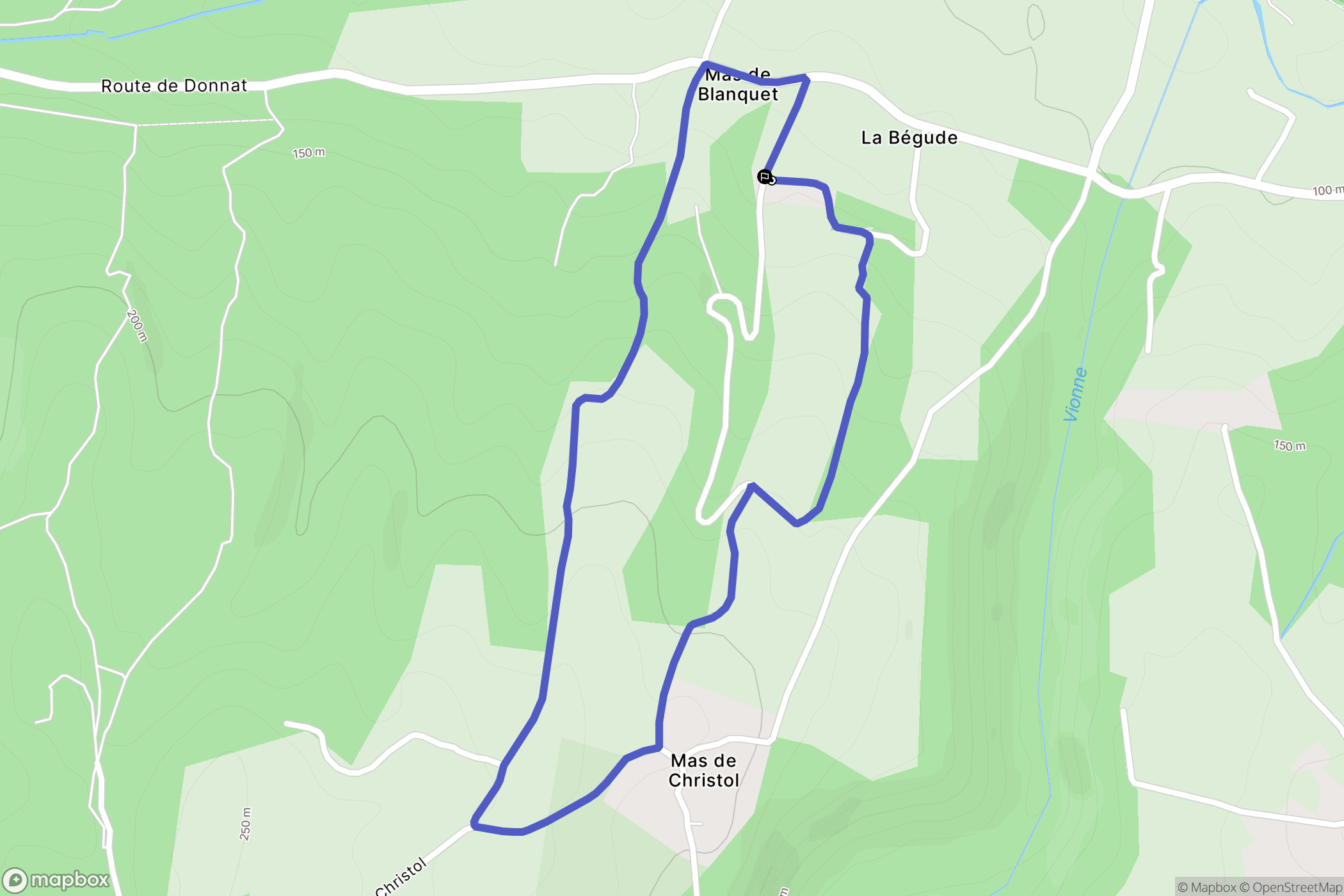 Saint-André-d'Olérargues: routekaart voor buitenactiviteiten - France