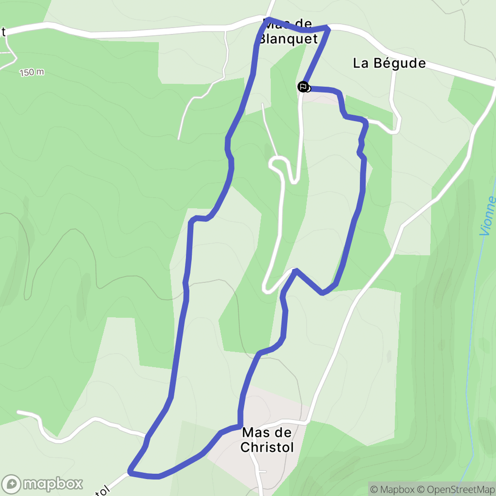 Saint-André-d'Olérargues: routekaart voor buitenactiviteiten - France