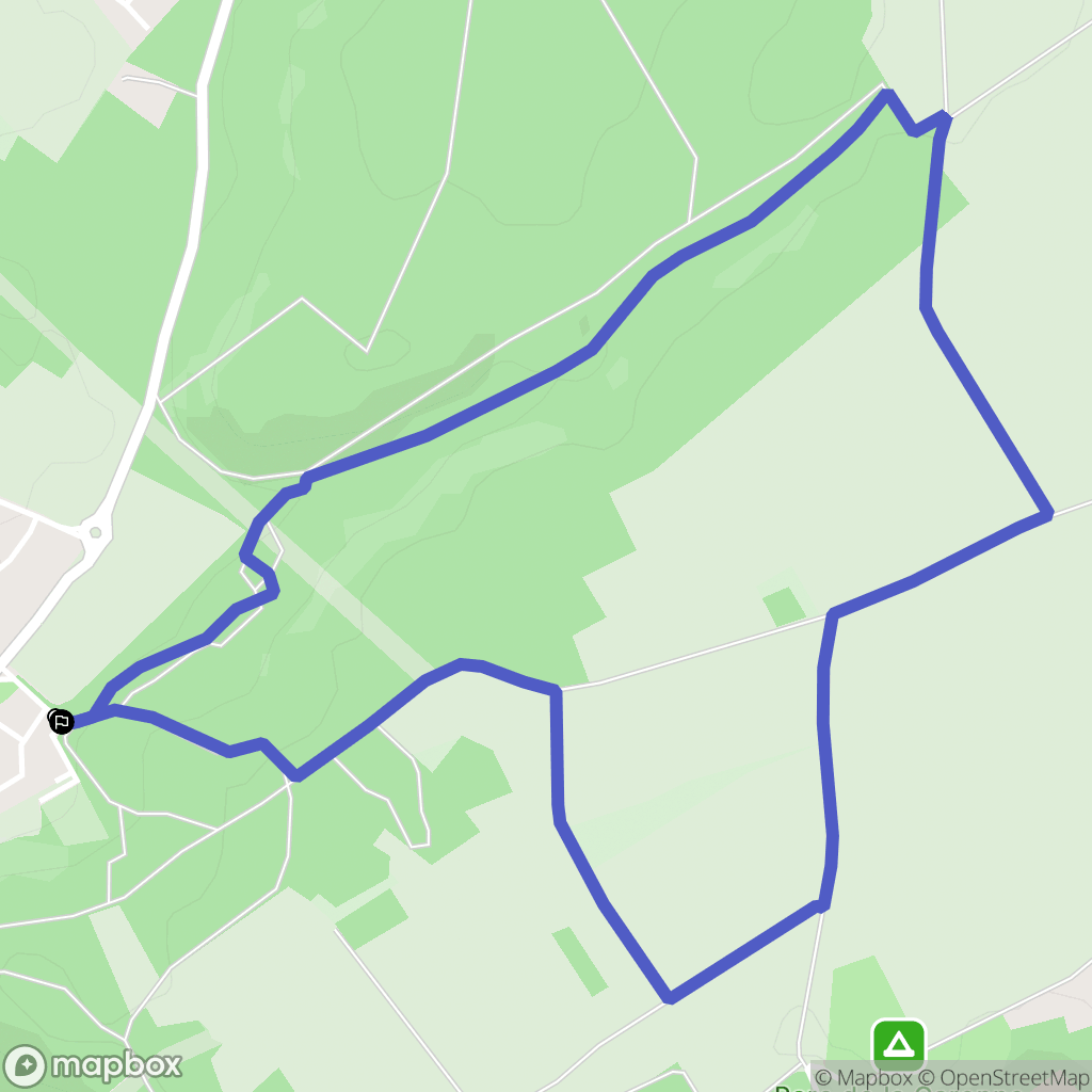 Monchy-Saint-Éloi : carte du parcours de randonnée - France